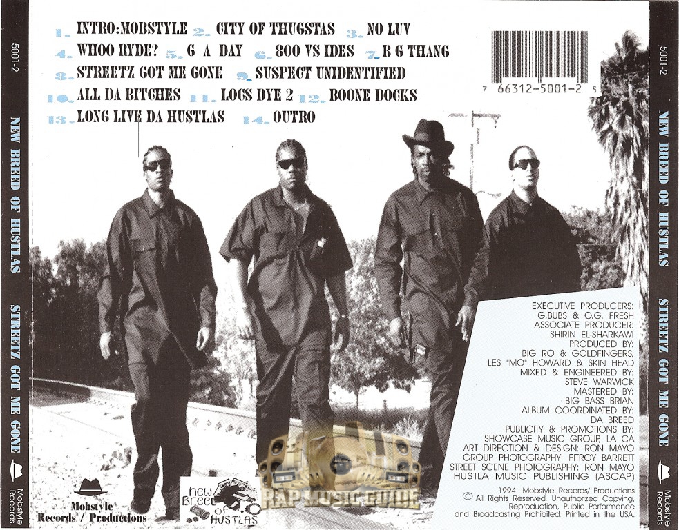 New Breed Of Hustlas - Streetz Got Me Gone: 1st Press. CD | Rap 